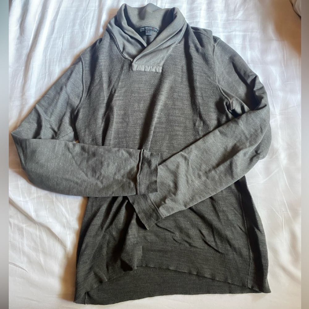 John Varvatos Gray Turtleneck Sweater